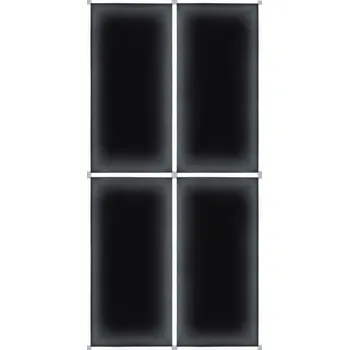 Kompletní LED čtyřhranné svítidlo bílé 6500 K, rozměr: 4 elementy 88 x 234 cm