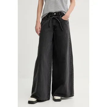 Dámské džíny Džíny Levi's XL SUPERWIDE 001T3 šedá 90X, vel. 27/32