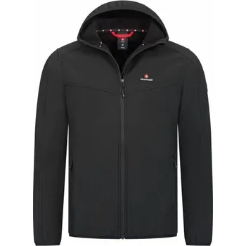 Pánská bunda Pánská softshellová bunda HÖHENHORN ALPBERG XXL Černá, Bílá