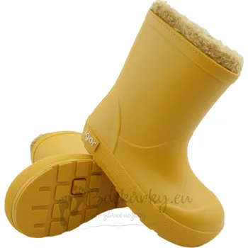 Chlapecká obuv Dětské zateplené holínky Igor Yogi borreguito yellow (W10306-008) - vel. 20