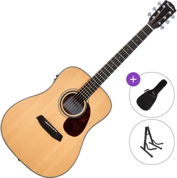 Elektroakustická kytara Pasadena PD-200E SET Natural Elektroakustická kytara Dreadnought