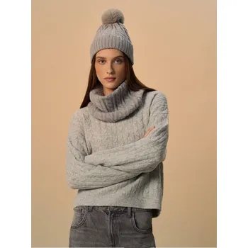 Módní doplněk Nákrčník z melanžového úpletu - ONE SIZE - House - světle šedá - 020HF-09M