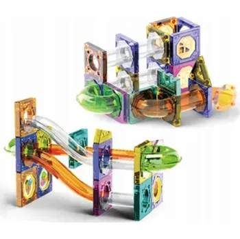 ostatní stavebnice STAVEBNICE 3D KULIČKOVÁ DRÁHA SVÍTÍCÍ SADA DIY 73 DÍLKŮ