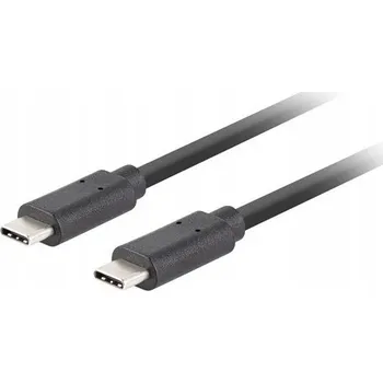 Datový kabel Kabel Lanberg USB-C - USB-C 1,8 m černý