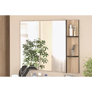 Zrcadlo VerDesign VALENTÝNA, zrcadlo sonoma/wenge