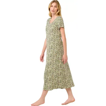 Dámská noční košile Letní noční košile s krátkým rukávem Vamp 22037 green ivy velikost XXL