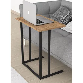 Konferenční stolek VerDesign SORIA kovový stolek, borovice