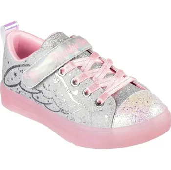 Chlapecké tenisky Boty Skechers S Lights Twinkle Sparks Heather Magic Jr 314703L-GYPK EU 28,5