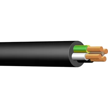 elektrický kabel Kabel pryžový H07RN-F, 7Gx4, Meinhart, černý - 1 m (H07RN-F 7Gx4)