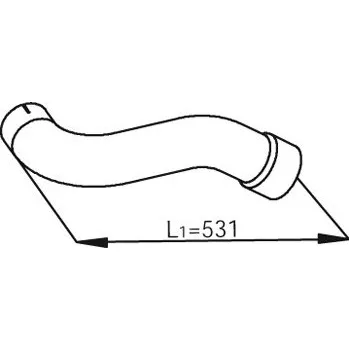 Výfukový systém Výfuková trubka DINEX DIN54203