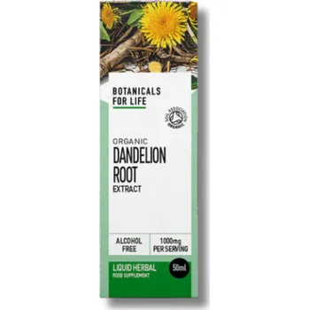 Botanicals for Life | Bio extrakt z kořene pampelišky přispívá k normální činnosti jater a trávení - 50 ml