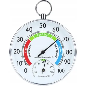 ANALOGOVÝ HYGROMETR TEPLOMĚR VLHKOMĚR
