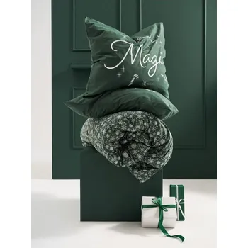 Povlečení Sinsay - Sada ložního prádla se vánočním vzorem - zelená - 133GU-67X - 133GU-67X-ONE