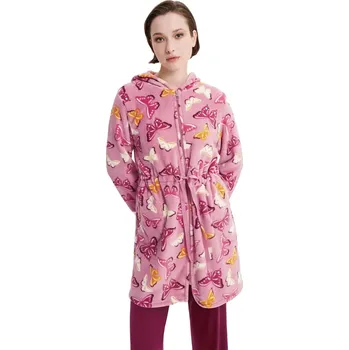 Dámský župan Vamp - Celopropínací dámský župan 19009 velikost XXL