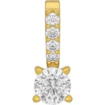 Zlatý přívěsek Glint ze žlutého zlata s Brilliance Zirconia