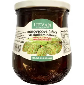 Ijevan Borovicové šišky ve sladkém nálevu 600g