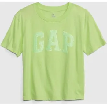 Dívčí tričko Dětské tričko organic logo GAP