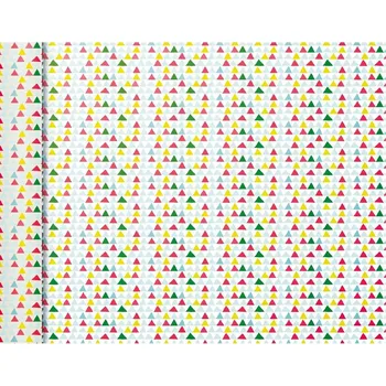 Balící papír Balicí papír Tiny Roll Pink triangle - 80g, 5x0,35m