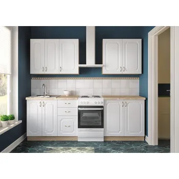 Kuchyňská linka VerDesign MADONNA kuchyňská linka 180, bílý mat-dub sonoma