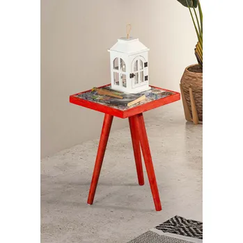 Konferenční stolek VerDesign ESTRADA konferenční stolek, červená