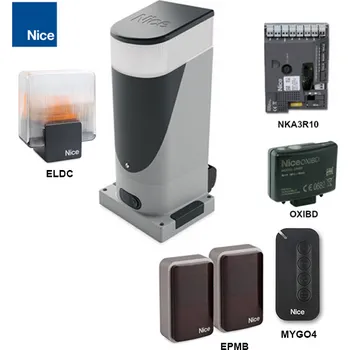 Pohon brány Sada pohonu pro posuvnou bránu do 400kg/6m NICE Slight SLH400 (D)