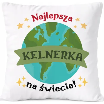 Polštář Dárek Polštář aktivisty s potiskem , bílý PoliDraw