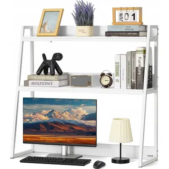 Knihovna Regál Vevor 32 cm x 90 cm x 90 cm bílý