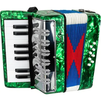 Akordeon Latone AccordiStar Klávesový akordeon Green
