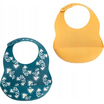 Silikonový bryndák Amadeus, modrý