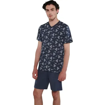 Pánské pyžamo Pánské pyžamo Vamp pro tenisty 20641 gray ombre velikost XXL