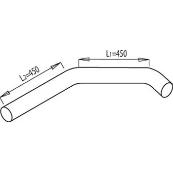 Výfuková trubka Výfuková trubka DINEX DIN49281