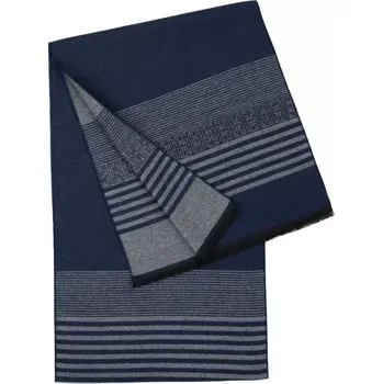 Šála Pánská šála Art of Polomodrá 23418-7 - zimní, teplá, károvaná šála, pro muže | Cooltovka.cz