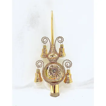 Vánoční ozdoba Irisa Vánoční ozdoba špice oplétaná LUXURYOUS ZLATÁ, 28 cm Velikost: 28 cm, Balení: 1 balení, Barva: zlatá