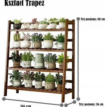 Obraz Držák Na Květináč Hedo , dřevěný, 50 cm