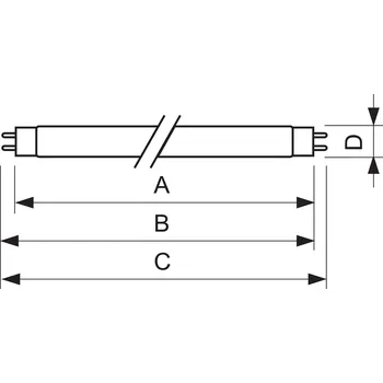 Zářivka Philips TL-D Colored 58W 58W G13 Žlutá zářivka
