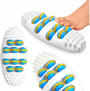 Masážní přístroj MASÁŽNÍ PŘÍSTROJ NA NOHY TRADIČNÍ PLASTOVÝ ROLLER MASÁŽNÍ VÁLEČEK DVOJITÝ