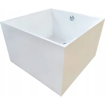 Vana Akrylátová čtvercová vana Essente SERANO boční odtok 95 x 95 cm