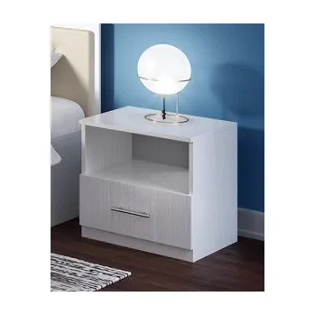 Noční stolek VerDesign VENA noční stolek, bílé dřevo