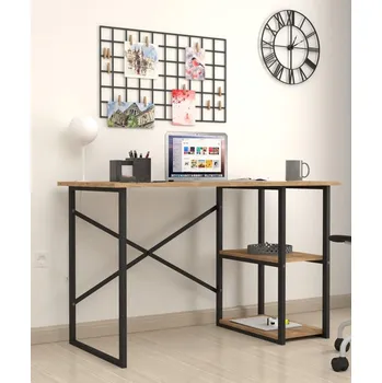 Psací stůl VerDesign BUSTOS psací stůl s policemi 60 x 120, borovice