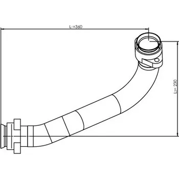 Výfuková trubka Výfuková trubka DINEX DIN53176
