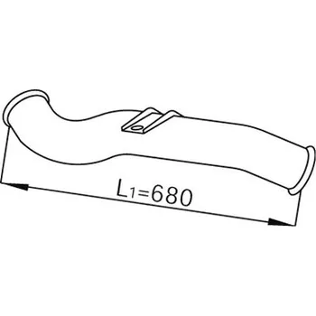 Výfuková trubka Výfuková trubka DINEX DIN68238