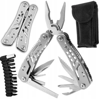 Vrták MULTITOOL SURVIVALOVÝ VÍCEÚČELOVÝ NÁSTROJ SADA NÁŘADÍ 24v1 S POUZDRO