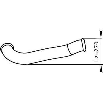 Výfuková trubka Výfuková trubka DINEX DIN64531