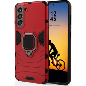 Pouzdro na mobilní telefon Zadní Kryt Radian pro Samsung Galaxy S21 FE červený