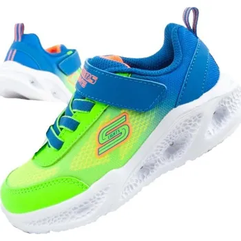 Chlapecké tenisky Boty Skechers S Lights Jr 401495N/BLLM 24