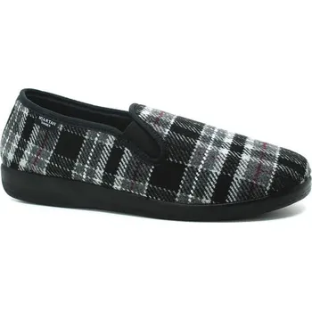 Pánské pantofle MJARTAN 624 K93 šedá kostka, pánské bačkory vel.43 (MJARTAN 624 K93)