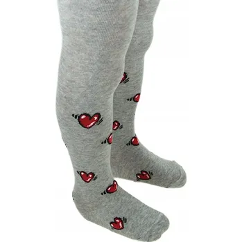 Dětské punčocháče YOCLUB šedé polyamidové velikost 104