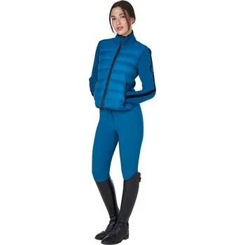 Dámská větrovka EQUESTRO Bunda Hybrid Equestro, dámská, blue coral L