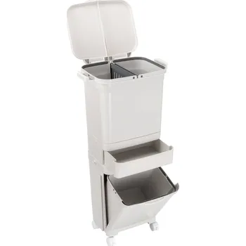 Odpadkový koš Odpadkový koš NARDAN 42 l šedý