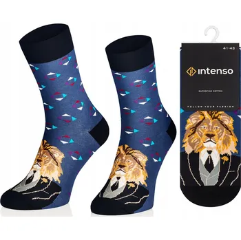 Pánské ponožky Ponožky Intenso 0549_031 modré, velikost 44-46